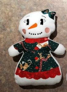 Snow girl bow - ITHWL