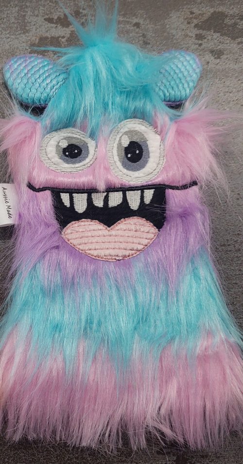 Mint monster hand puppet 5x7 - ITHWL