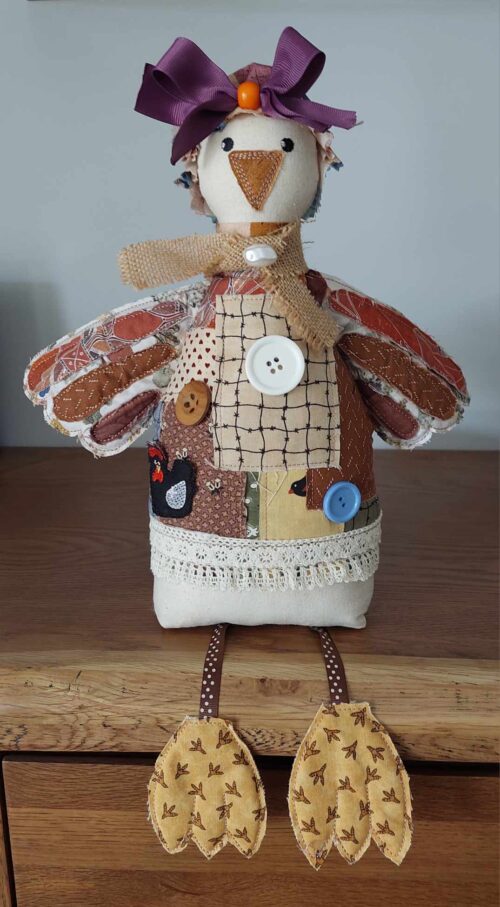 Chooky shabby chic stuffie 7.5X11 - ITHWL